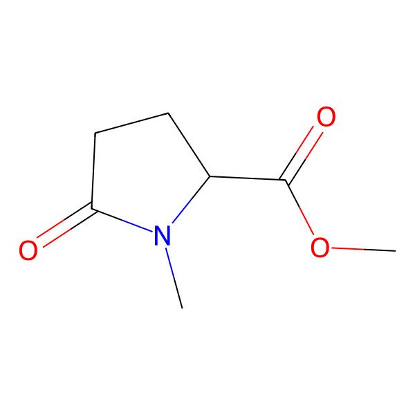 2D Structure of Methyl 1-methyl-5-oxopyrrolidine-2-carboxylate
