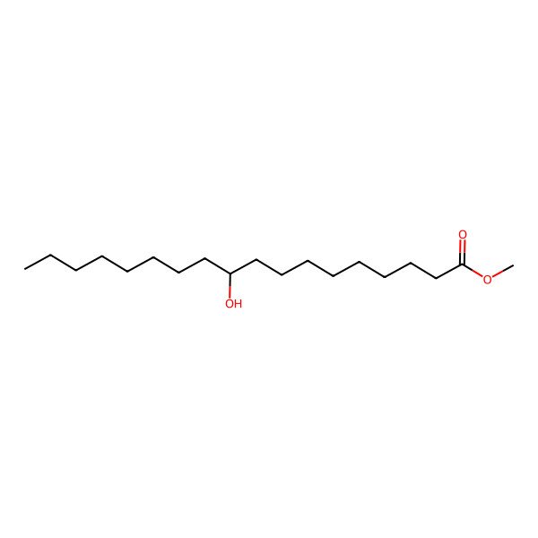 2D Structure of methyl (10S)-10-hydroxyoctadecanoate