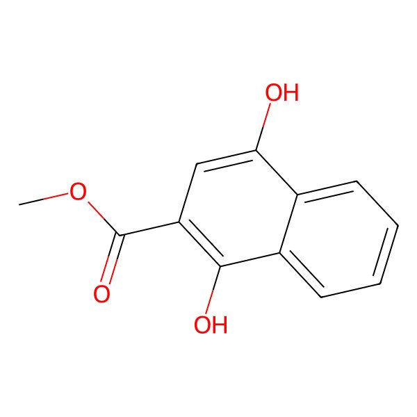 2D Structure of Methyl 1,4-dihydroxy-2-naphthoate 2D Structure of Methyl 1,4-dihydroxy-2-naphthoate