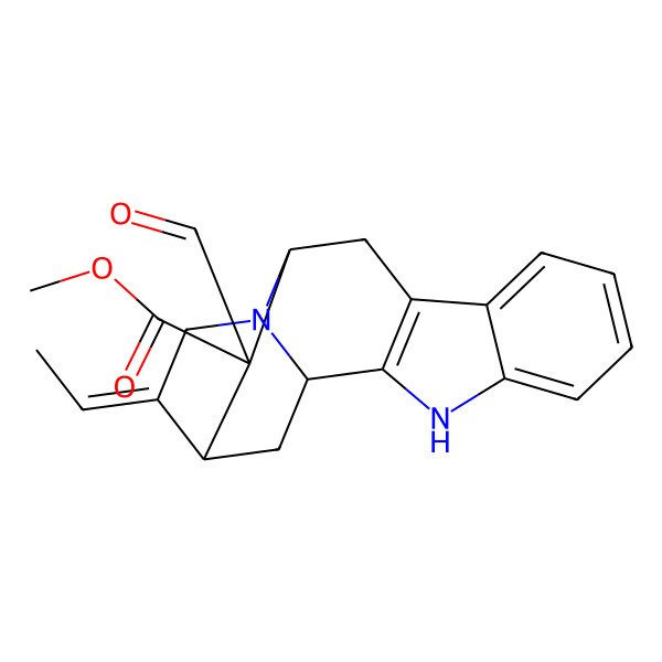 2D Structure of Polyneuridine aldehyde