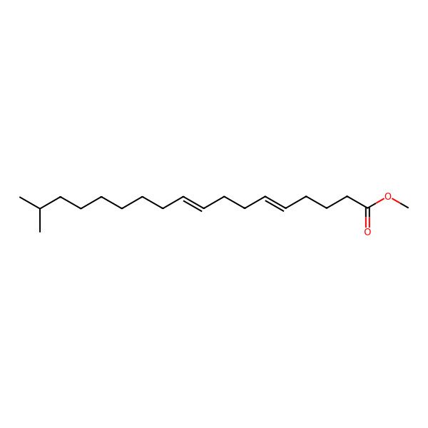 2D Structure of Methyl 17-methyloctadeca-5,9-dienoate