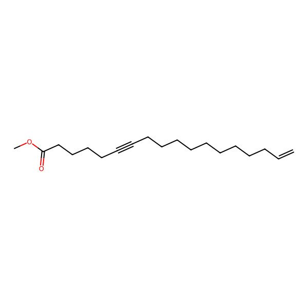 2D Structure of Methyl 17-octadecen-6-ynoate 2D Structure of Methyl 17-octadecen-6-ynoate