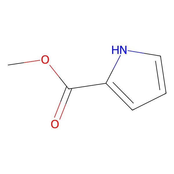 2D Structure of Methyl 1H-pyrrole-2-carboxylate