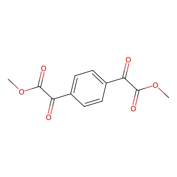 2D Structure of Methyl 2-[4-(2-methoxy-2-oxoacetyl)phenyl]-2-oxoacetate