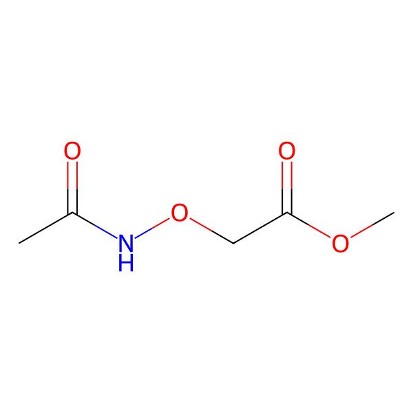 2D Structure of Methyl 2-acetamidooxyacetate