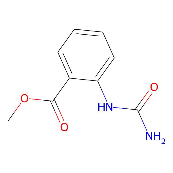 2D Structure of Methyl 2-(carbamoylamino)benzoate 2D Structure of Methyl 2-(carbamoylamino)benzoate