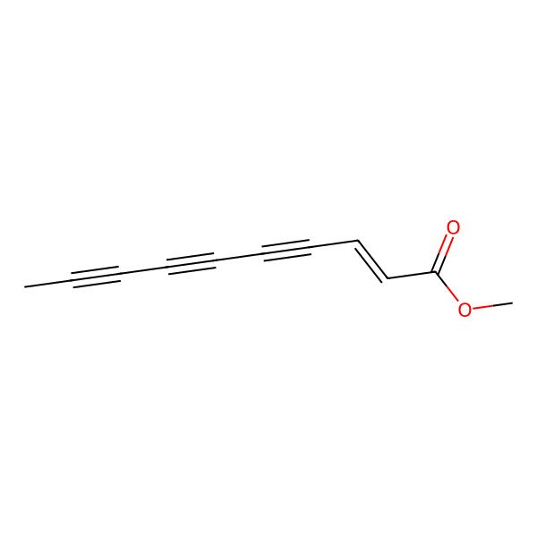 2D Structure of Methyl 2-decene-4,6,8-triynoate