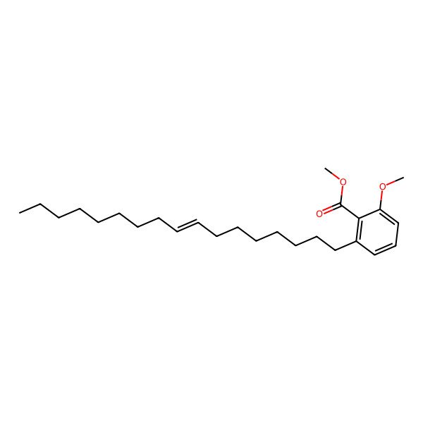 2D Structure of Methyl 2-heptadec-8-enyl-6-methoxybenzoate