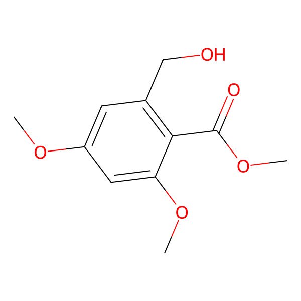 2D Structure of Methyl 2-(hydroxymethyl)-4,6-dimethoxybenzoate