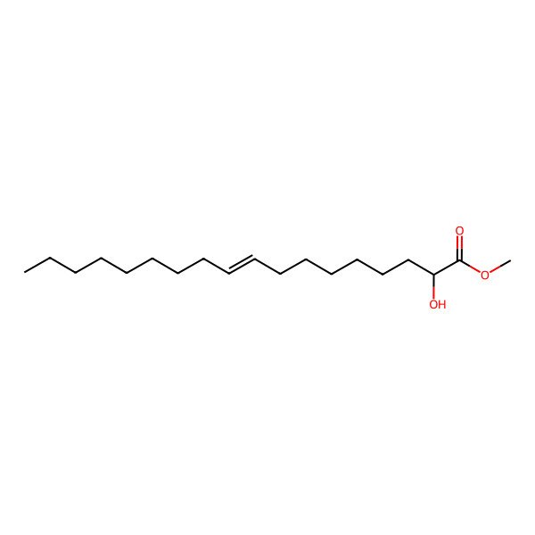 2D Structure of Methyl 2-hydroxyoctadec-9-enoate