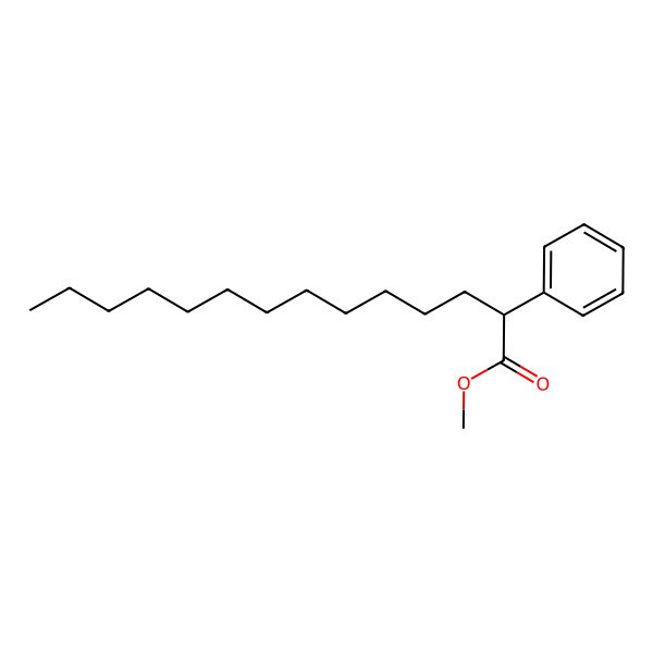 2D Structure of Methyl 2-phenyltetradecanoate 2D Structure of Methyl 2-phenyltetradecanoate