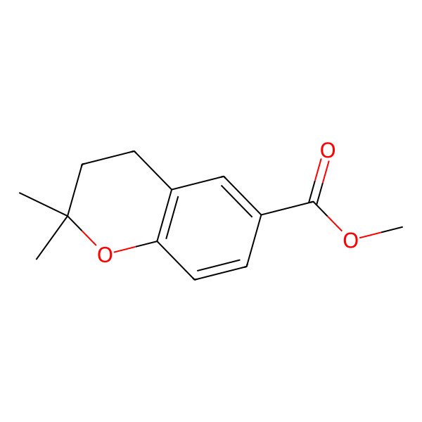 2D Structure of Methyl 2,2-dimethyl-6-chromanecarboxylate
