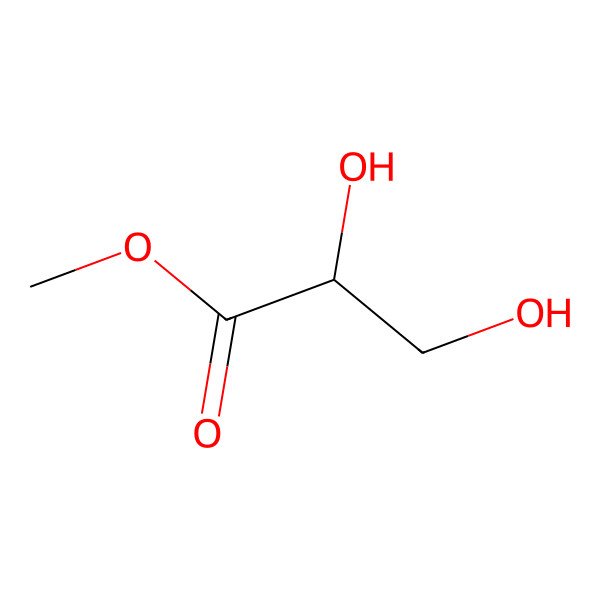 2D Structure of Methyl 2,3-dihydroxypropanoate