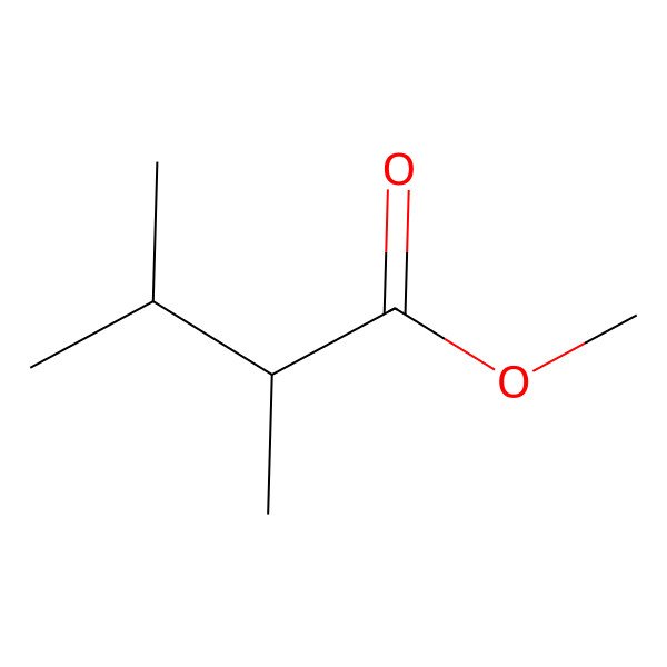 2D Structure of Methyl 2,3-dimethylbutanoate