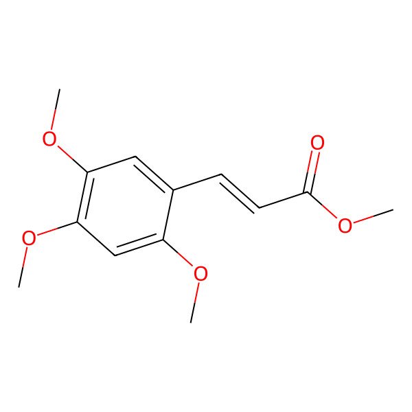 2D Structure of Methyl 2,4,5-trimethoxycinnamate