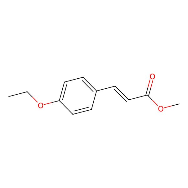 2D Structure of methyl (2E)-3-(4-ethoxyphenyl)prop-2-enoate