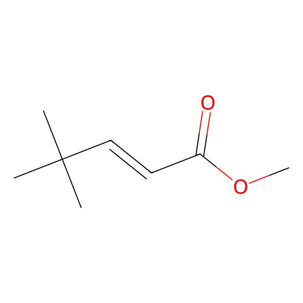 2D Structure of Methyl (2E)-4,4-dimethyl-2-pentenoate