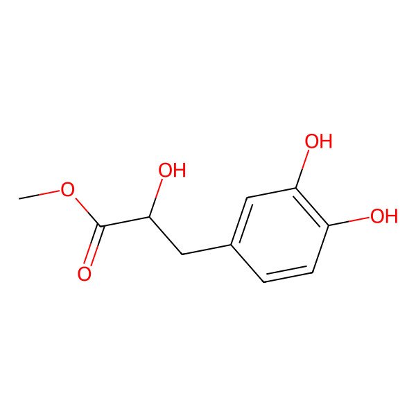 2D Structure of methyl (2R)-3-(3,4-dihydroxyphenyl)-2-hydroxypropanoate 2D Structure of methyl (2R)-3-(3,4-dihydroxyphenyl)-2-hydroxypropanoate
