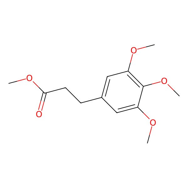 2D Structure of Methyl 3-(3,4,5-trimethoxyphenyl)propanoate