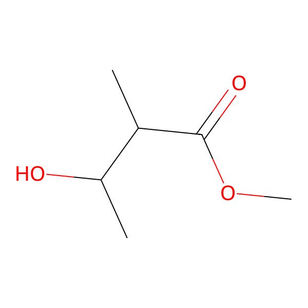 2D Structure of Methyl 3-hydroxy-2-methylbutanoate