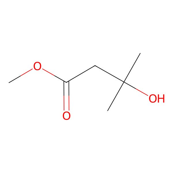 2D Structure of Methyl 3-hydroxy-3-methylbutanoate