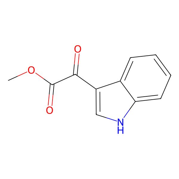 2D Structure of Methyl 3-indoleglyoxylate