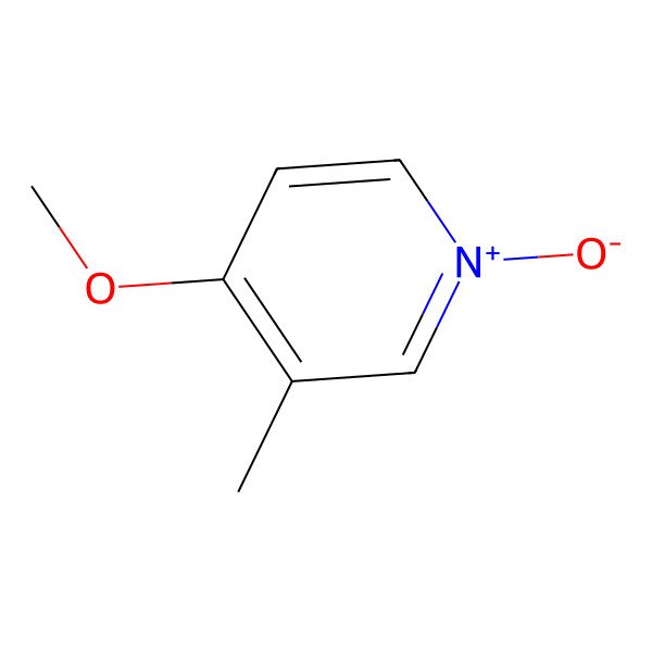 2D Structure of Methyl 3-methyl-1-oxidopyridin-4-yl ether