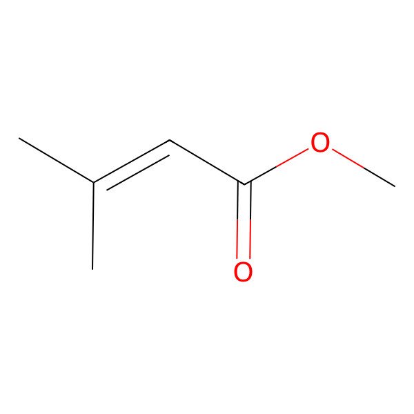 2D Structure of Methyl 3-methyl-2-butenoate
