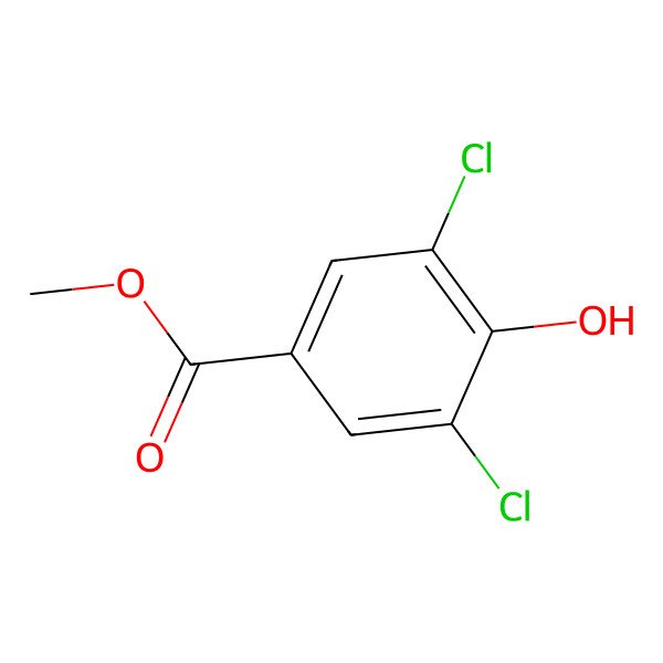 2D Structure of Methyl 3,5-dichloro-4-hydroxybenzoate