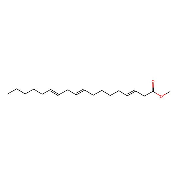 2D Structure of methyl (3E,9Z,12Z)-octadeca-3,9,12-trienoate