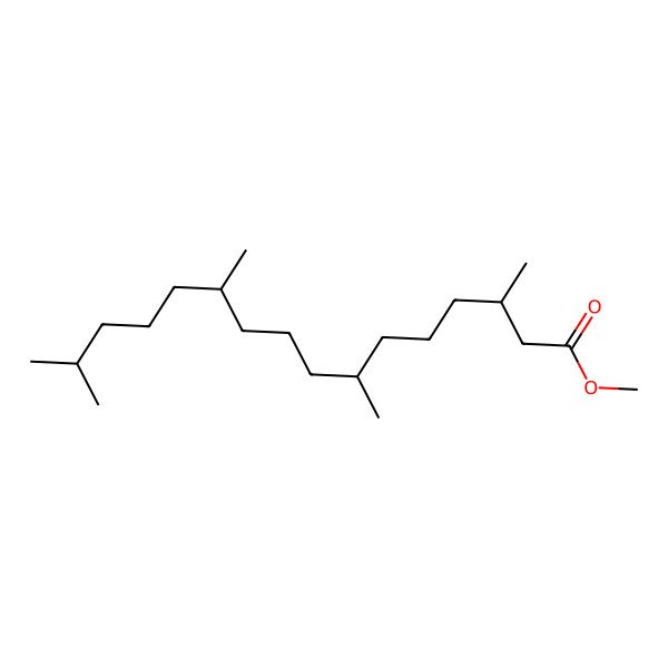 2D Structure of methyl (3R,7R,11R)-3,7,11,15-tetramethylhexadecanoate