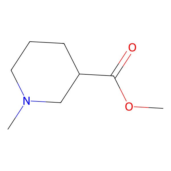 2D Structure of methyl (3S)-1-methylpiperidine-3-carboxylate