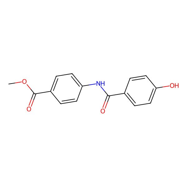 2D Structure of Methyl 4-[(4-hydroxybenzoyl)amino]benzoate