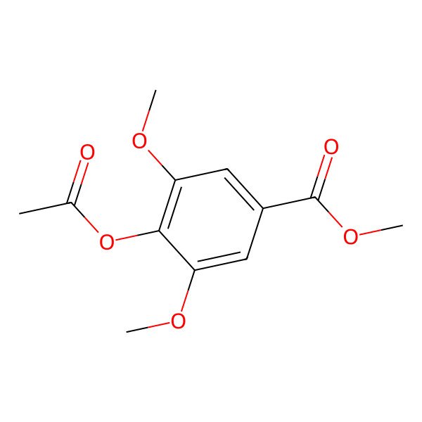 2D Structure of Methyl 4-acetyloxy-3,5-dimethoxybenzoate