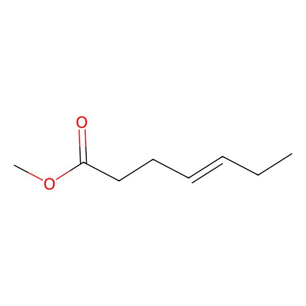 2D Structure of Methyl 4-heptenoate