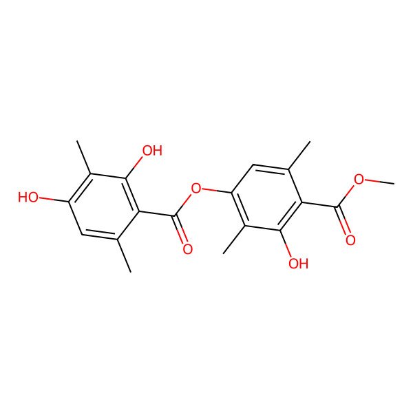 2D Structure of methyl 4-O-demethylbarbatate