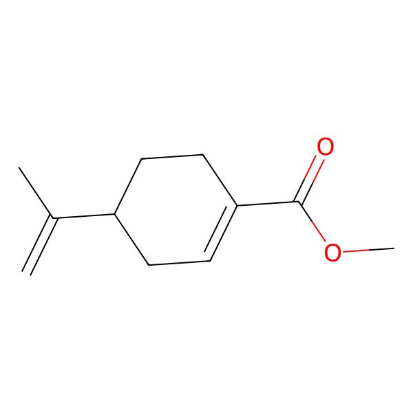 2D Structure of Methyl 4-(prop-1-en-2-yl)cyclohex-1-enecarboxylate