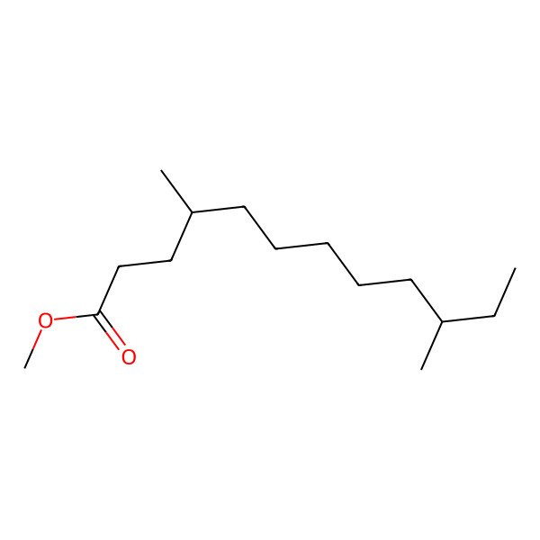 2D Structure of Methyl 4,10-dimethyldodecanoate