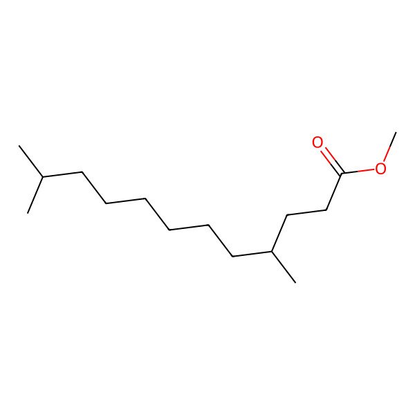 2D Structure of Methyl 4,11-dimethyldodecanoate