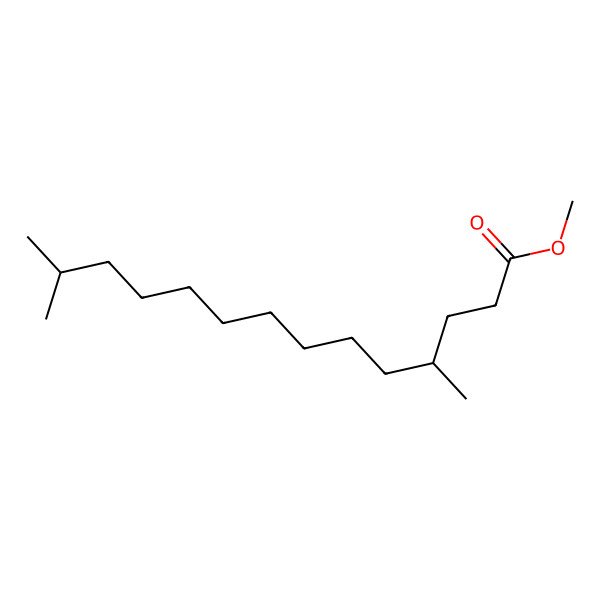 2D Structure of Methyl 4,13-dimethyltetradecanoate