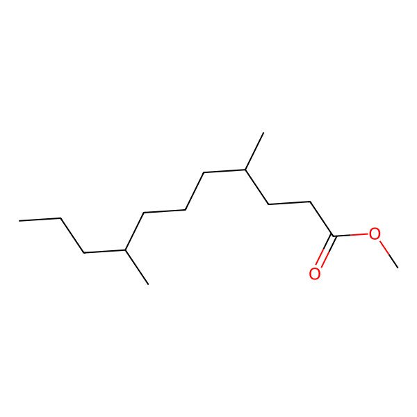 2D Structure of Methyl 4,8-dimethylundecanoate