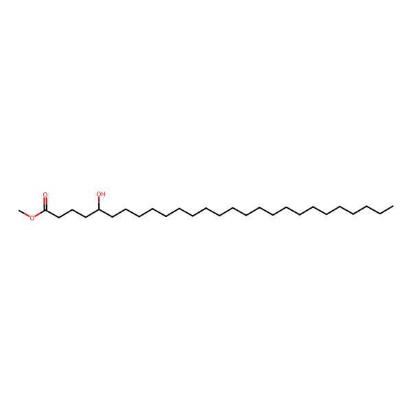 2D Structure of Methyl 5-hydroxyheptacosanoate