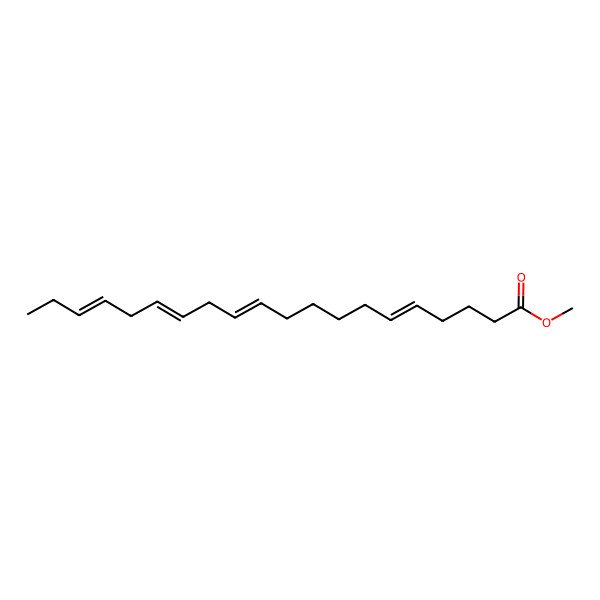 2D Structure of Methyl-5,11,14,17-eicosatetraenoate