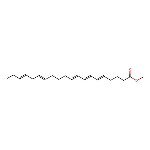 2D Structure of Methyl-(5E,7E,9E,14Z,17Z) eicosapentaenoate