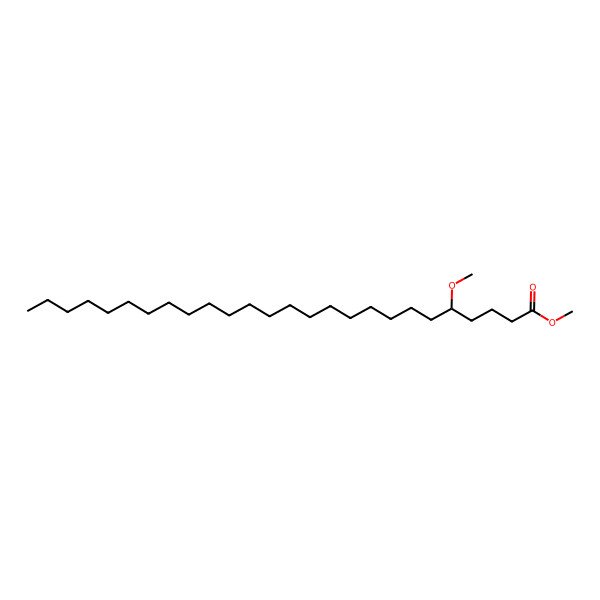 2D Structure of methyl (5R)-5-methoxyhexacosanoate