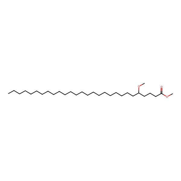2D Structure of methyl (5R)-5-methoxyoctacosanoate