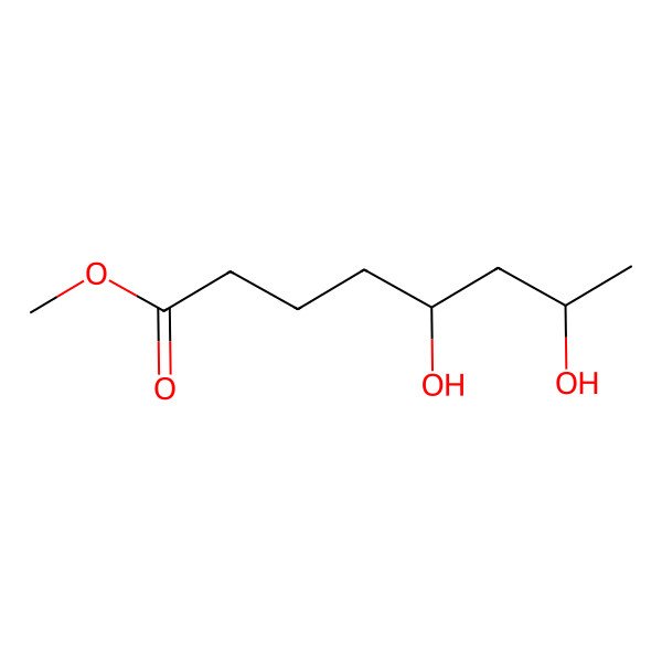 2D Structure of methyl (5S,7S)-5,7-dihydroxyoctanoate 2D Structure of methyl (5S,7S)-5,7-dihydroxyoctanoate
