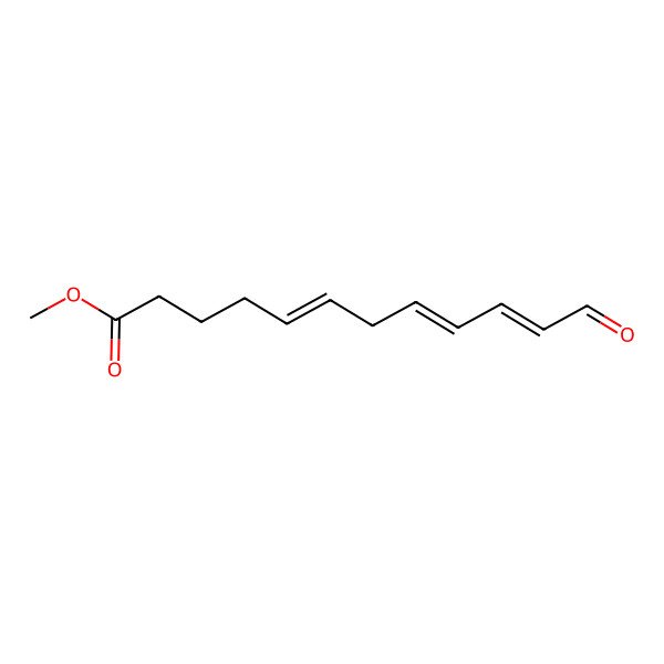 2D Structure of methyl (5Z,8Z,10E)-12-oxododeca-5,8,10-trienoate