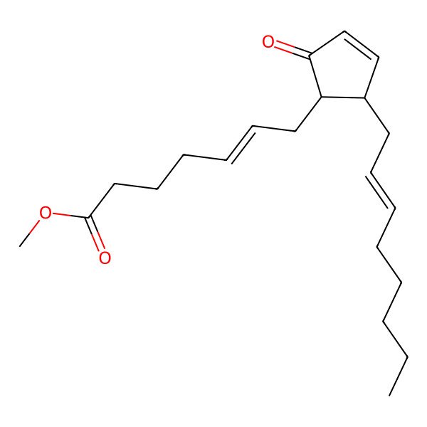 2D Structure of Methyl 7-(2-oct-2-enyl-5-oxocyclopent-3-en-1-yl)hept-5-enoate