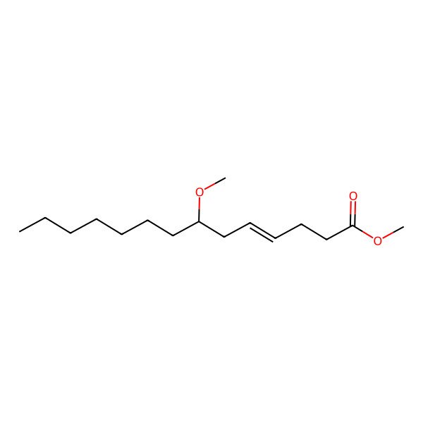 2D Structure of Methyl 7-methoxytetradec-4-enoate